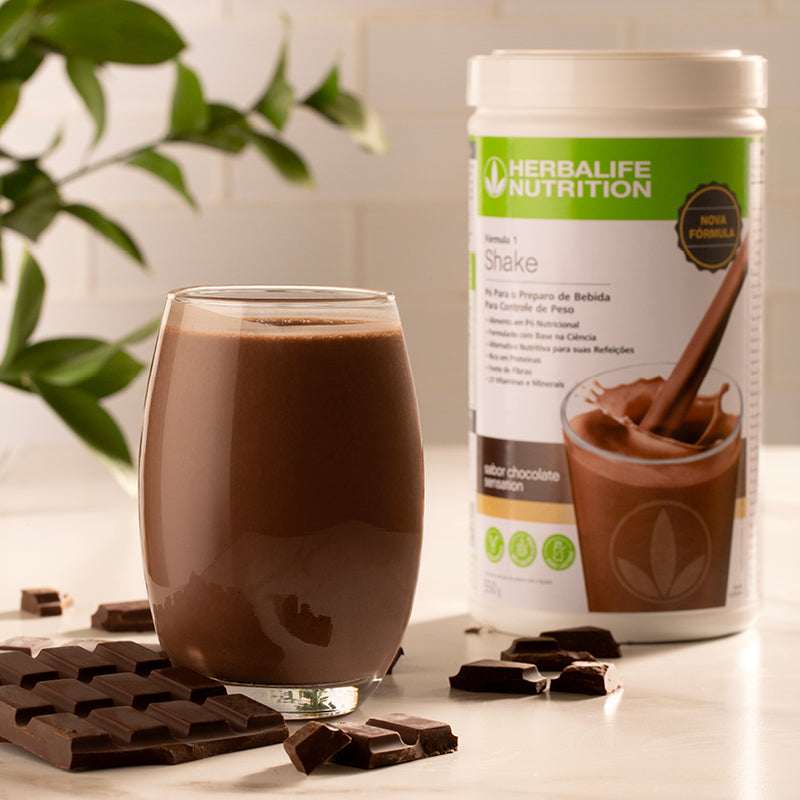 Shake Herbalife Chocolate Sensation 550g – Nutridia Brasil