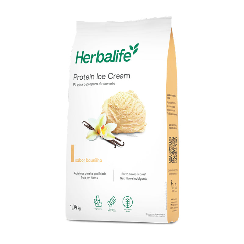 Herbalife Protein Ice Cream sabor baunilha 1,040 Kg